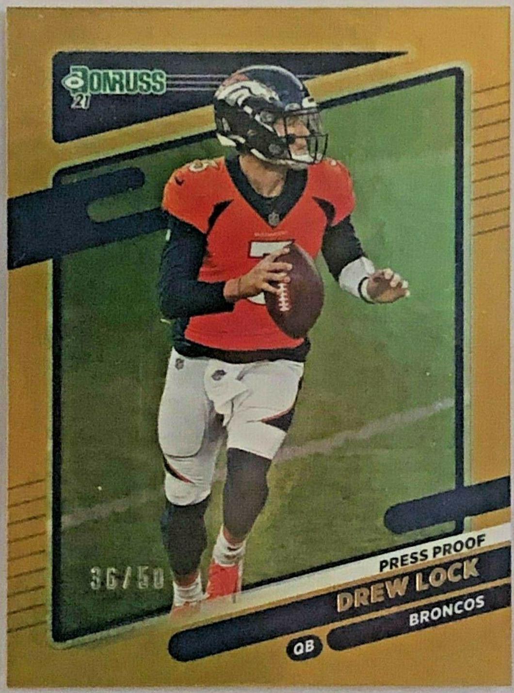 Drew Lock [Press Proof Gold] #179