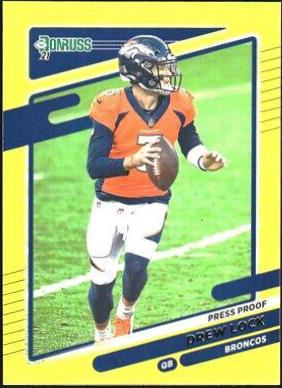 Drew Lock [Press Proof Yellow] #179