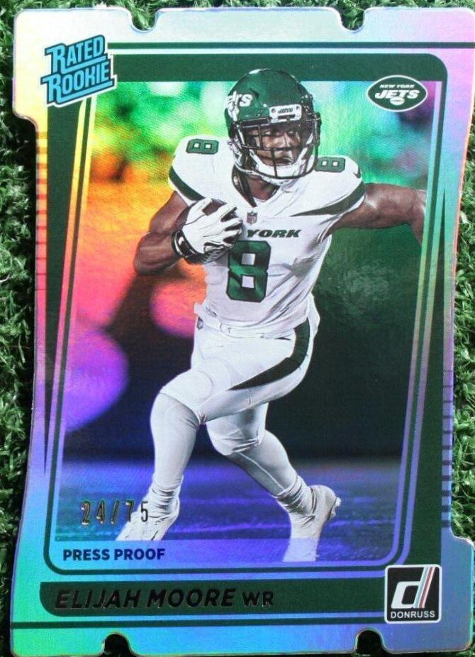 Elijah Moore [Press Proof Silver Die Cut] #271