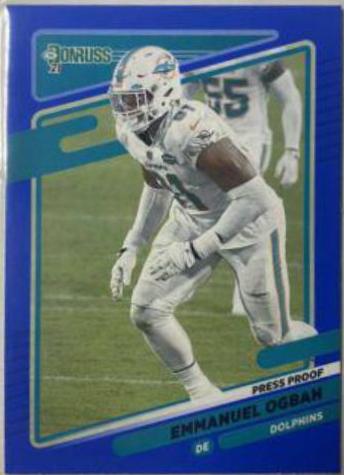 Emmanuel Ogbah [Press Proof Blue] #69