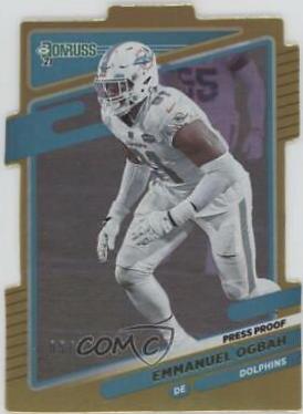 Emmanuel Ogbah [Press Proof Gold Die Cut] #69