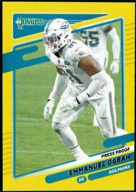 Emmanuel Ogbah [Press Proof Yellow] #69