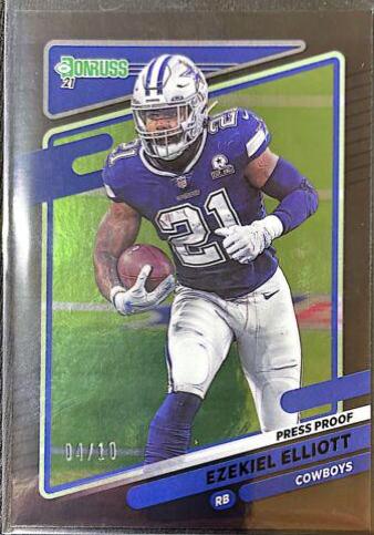 Ezekiel Elliott [Press Proof Black] #188