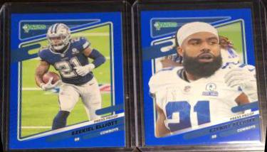 Ezekiel Elliott [Press Proof Blue] #188
