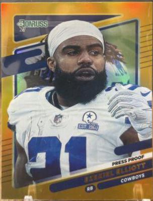 Ezekiel Elliott [Press Proof Gold] #188