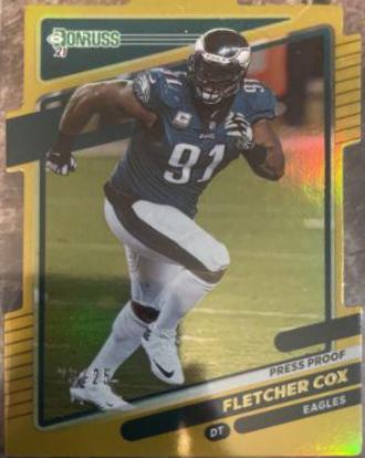Fletcher Cox [Press Proof Gold Die Cut] #115
