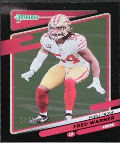 Fred Warner [Press Proof Black] #59