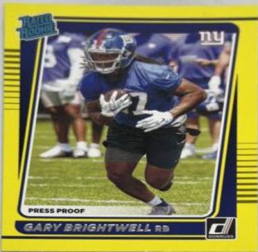 Gary Brightwell [Press Proof Yellow] #313