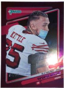 George Kittle [No Helmet Season Stat Line] #54