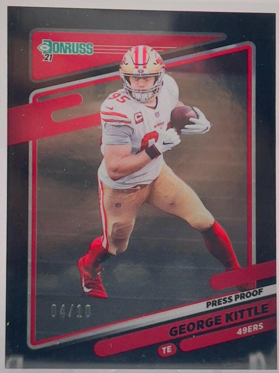 George Kittle [Press Proof Black] #54