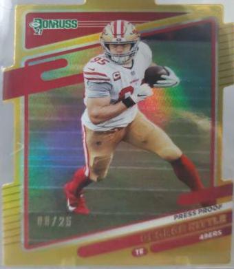 George Kittle [Press Proof Gold Die Cut] #54