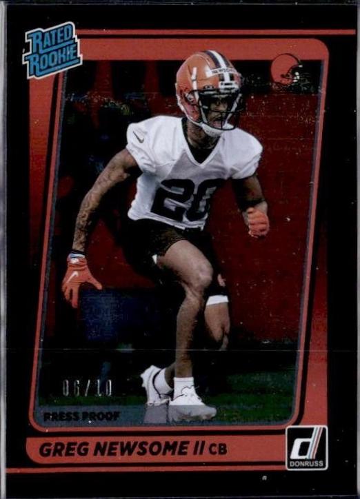 Greg Newsome II [Press Proof Black] #341