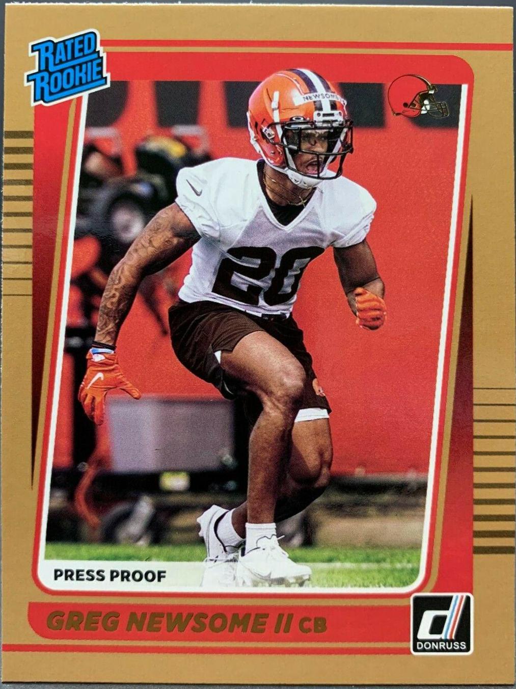 Greg Newsome II [Press Proof Bronze] #341