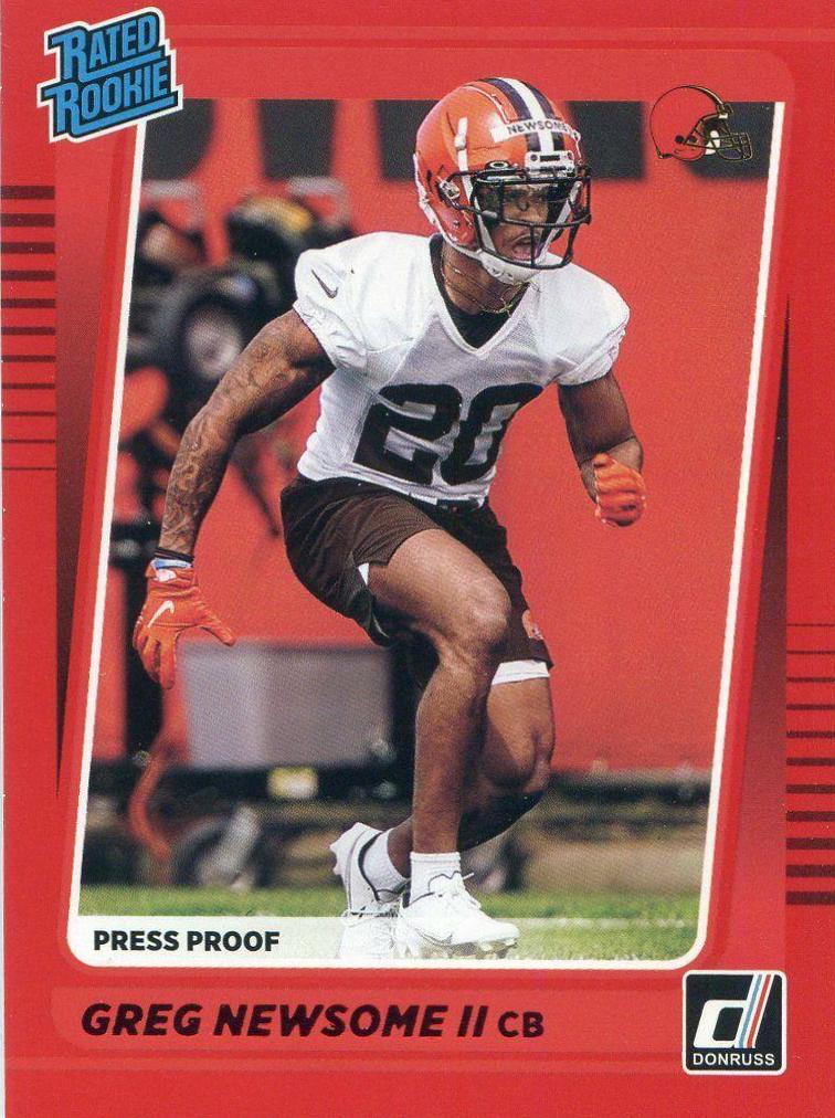 Greg Newsome II [Press Proof Red] #341