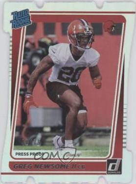 Greg Newsome II [Press Proof Silver Die Cut] #341
