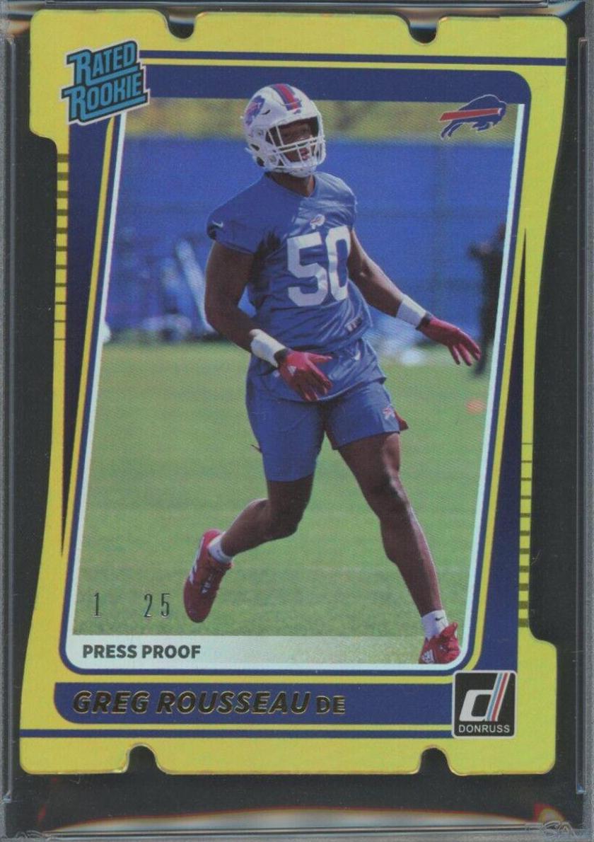 Greg Rousseau [Press Proof Gold Die Cut] #344