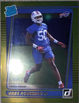 Greg Rousseau [Press Proof Gold] #344