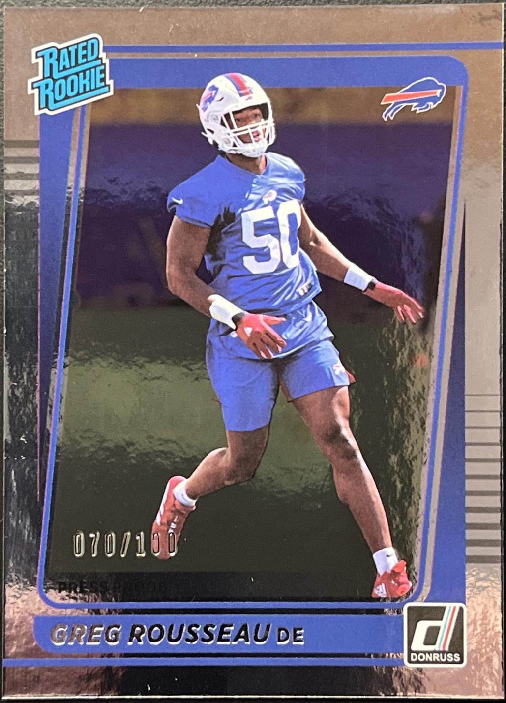 Greg Rousseau [Press Proof Silver] #344