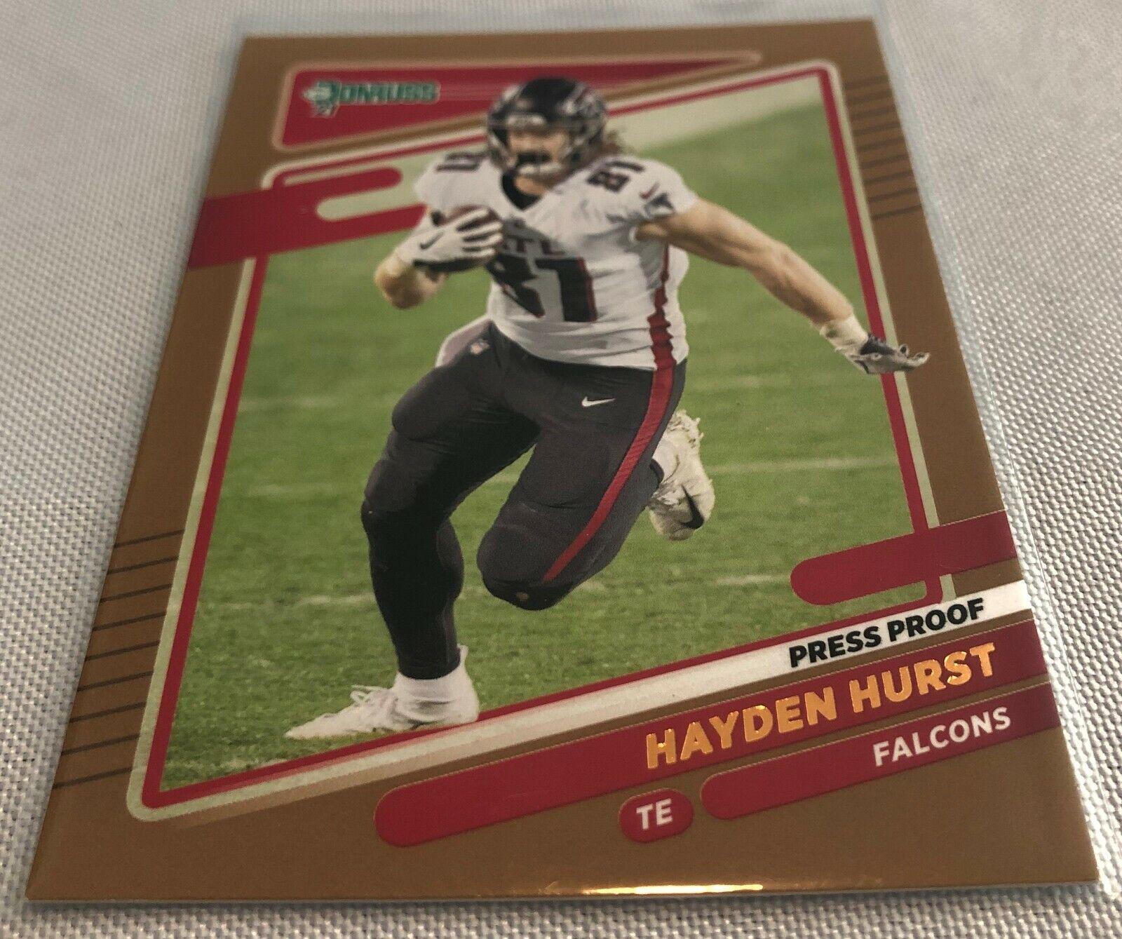 Hayden Hurst [Press Proof Bronze] #235