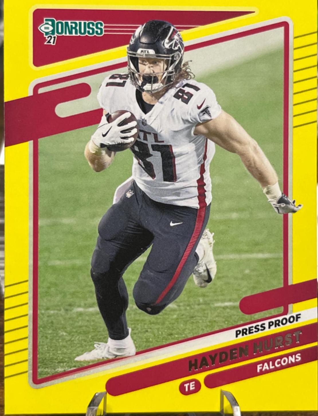 Hayden Hurst [Press Proof Yellow] #235