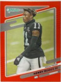 Henry Ruggs III [No Helmet Press Proof Red] #90