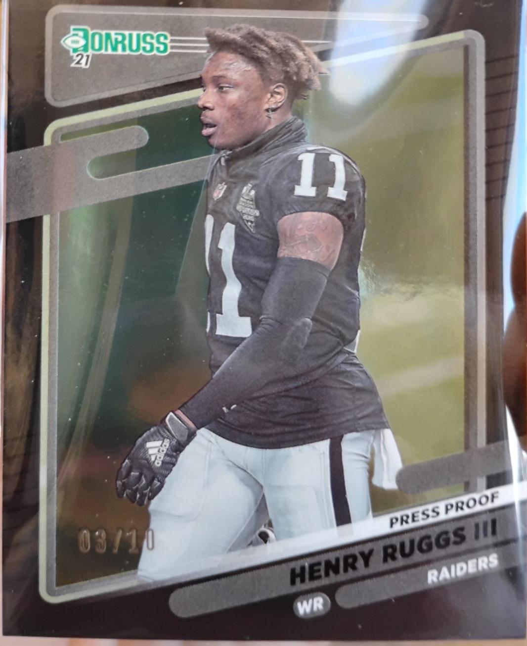 Henry Ruggs III [Press Proof Black] #90