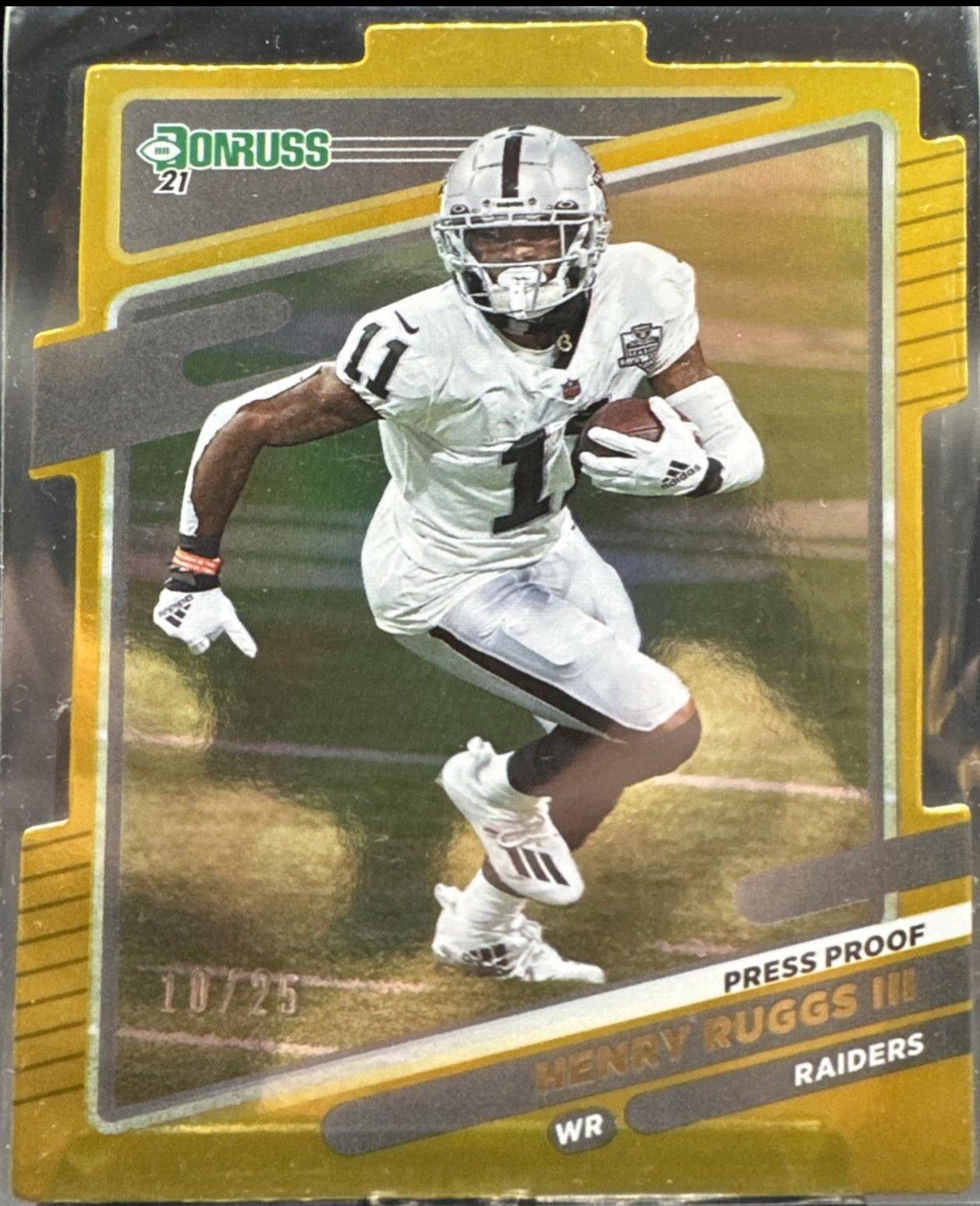 Henry Ruggs III [Press Proof Gold Die Cut] #90