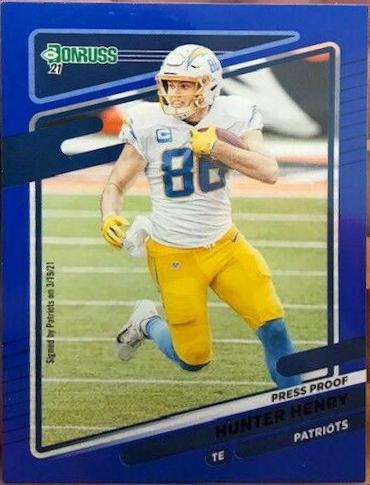 Hunter Henry [Press Proof Blue] #48