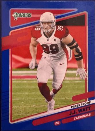 J. J. Watt [Press Proof Blue] #164