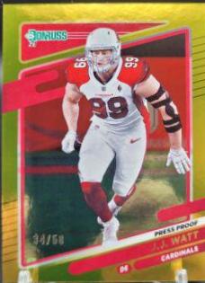 J. J. Watt [Press Proof Gold] #164
