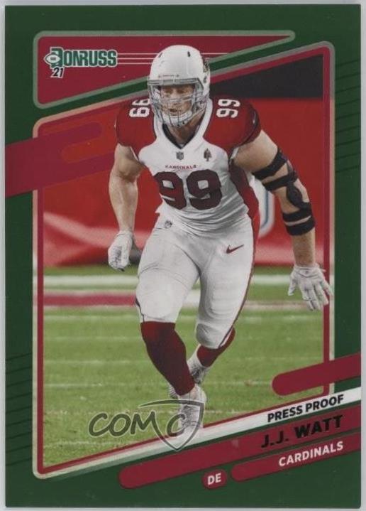 J. J. Watt [Press Proof Green] #164