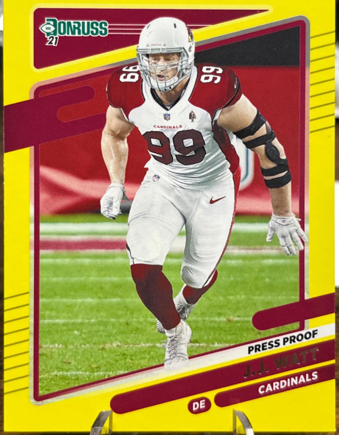 J. J. Watt [Press Proof Yellow] #164