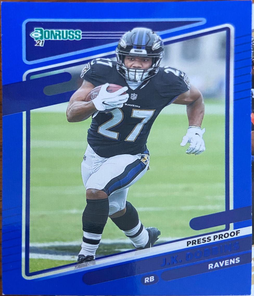 J. K. Dobbins [Press Proof Blue] #210