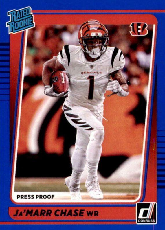 Ja'Marr Chase [Press Proof Blue] #262