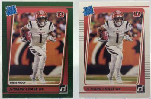 Ja'Marr Chase [Press Proof Green] #262