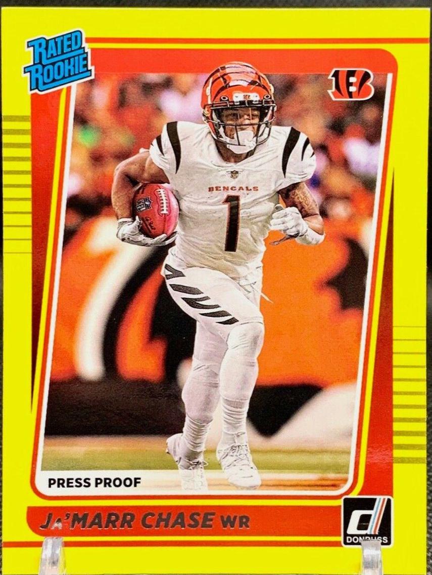 Ja'Marr Chase [Press Proof Yellow] #262