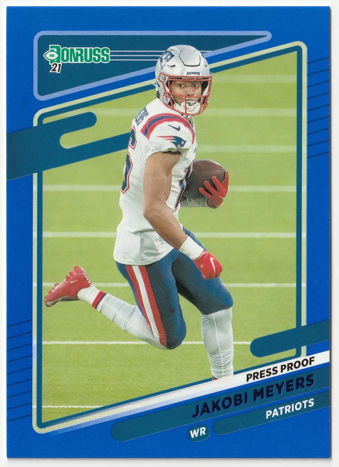 Jakobi Meyers [Press Proof Blue] #49