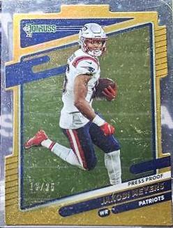 Jakobi Meyers [Press Proof Gold Die Cut] #49