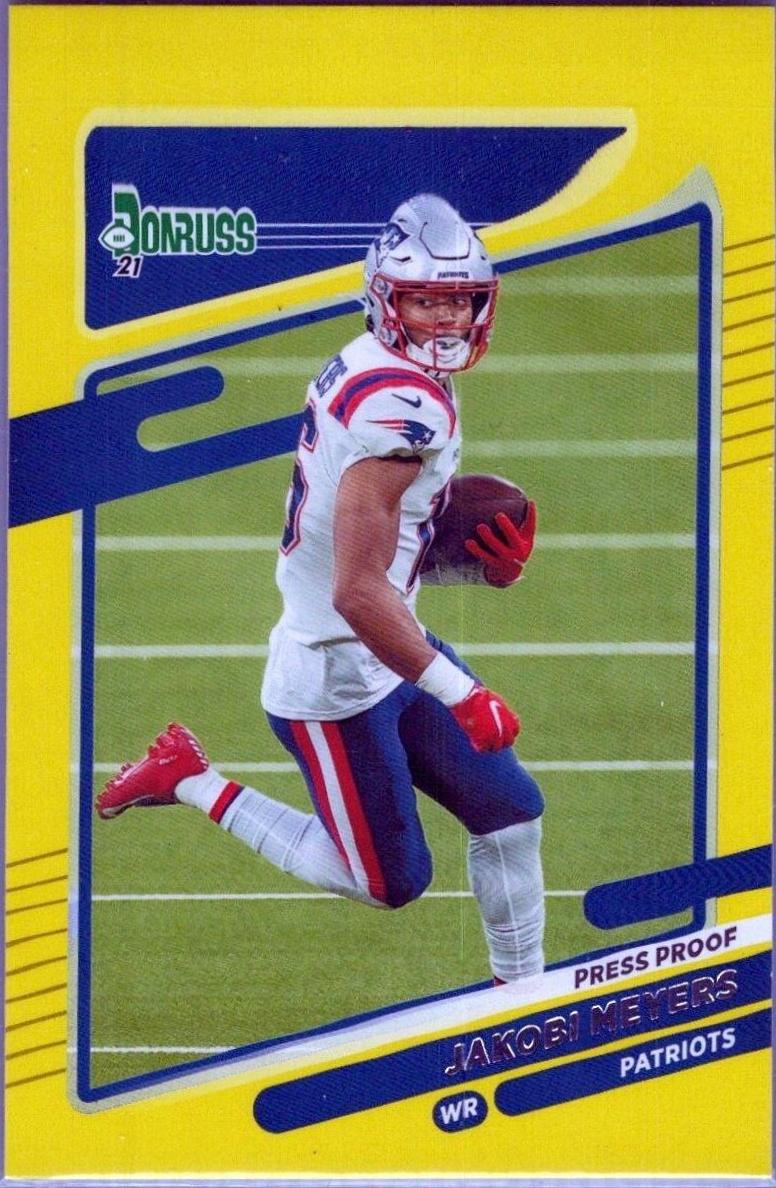 Jakobi Meyers [Press Proof Yellow] #49
