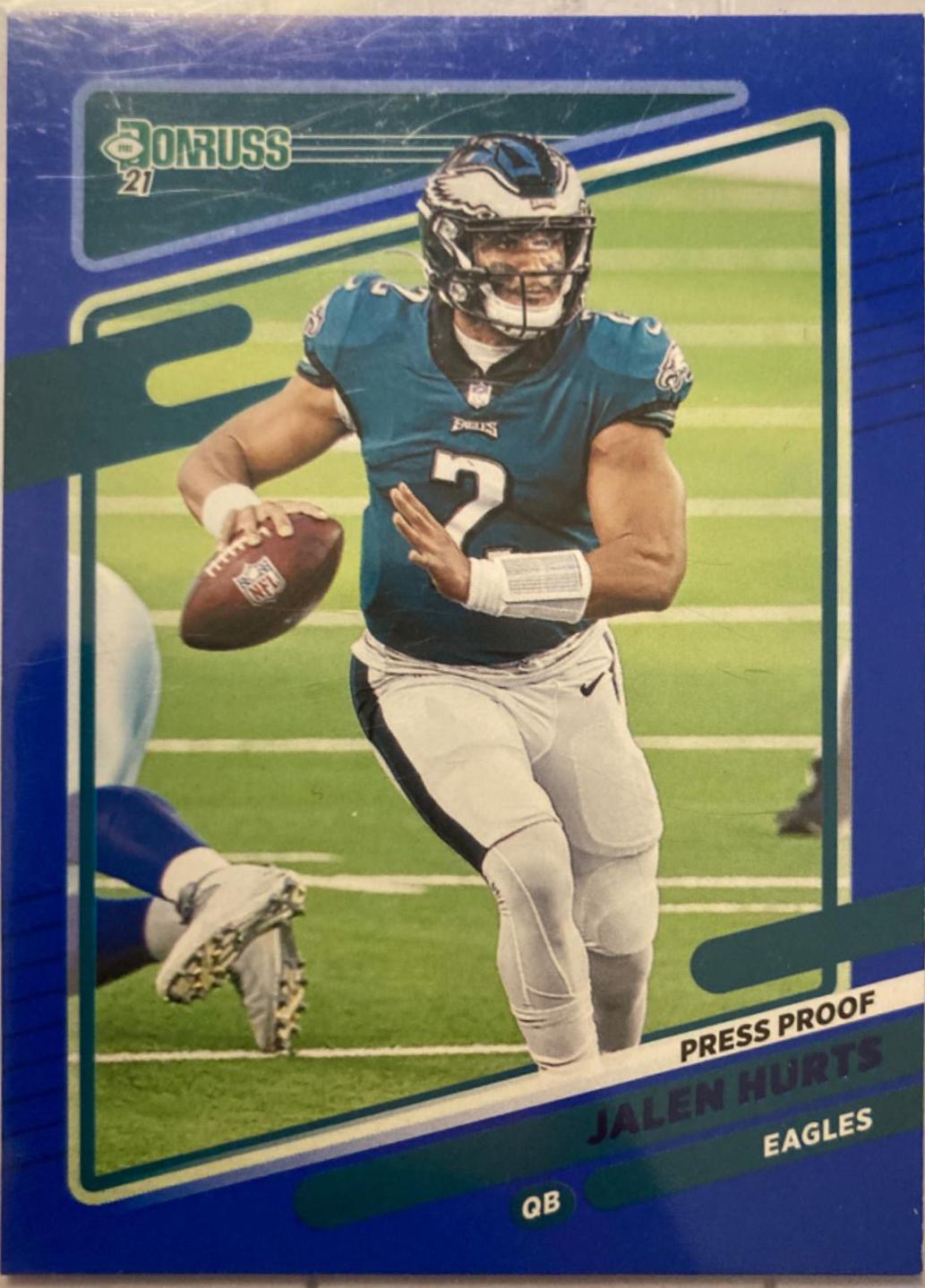 Jalen Hurts [Press Proof Blue] #108