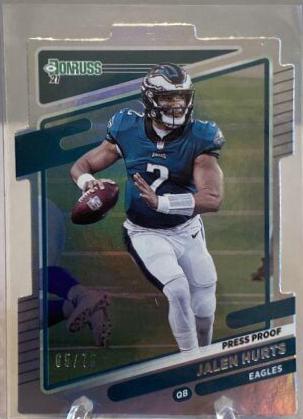 Jalen Hurts [Press Proof Silver Die Cut] #108