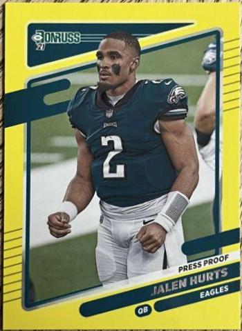 Jalen Hurts [Press Proof Yellow] #108