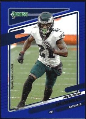 Jalen Mills [Press Proof Blue] #113