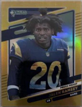 Jalen Ramsey [No Helmet Press Proof Gold] #141