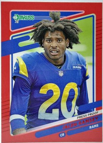 Jalen Ramsey [No Helmet Press Proof Red] #141