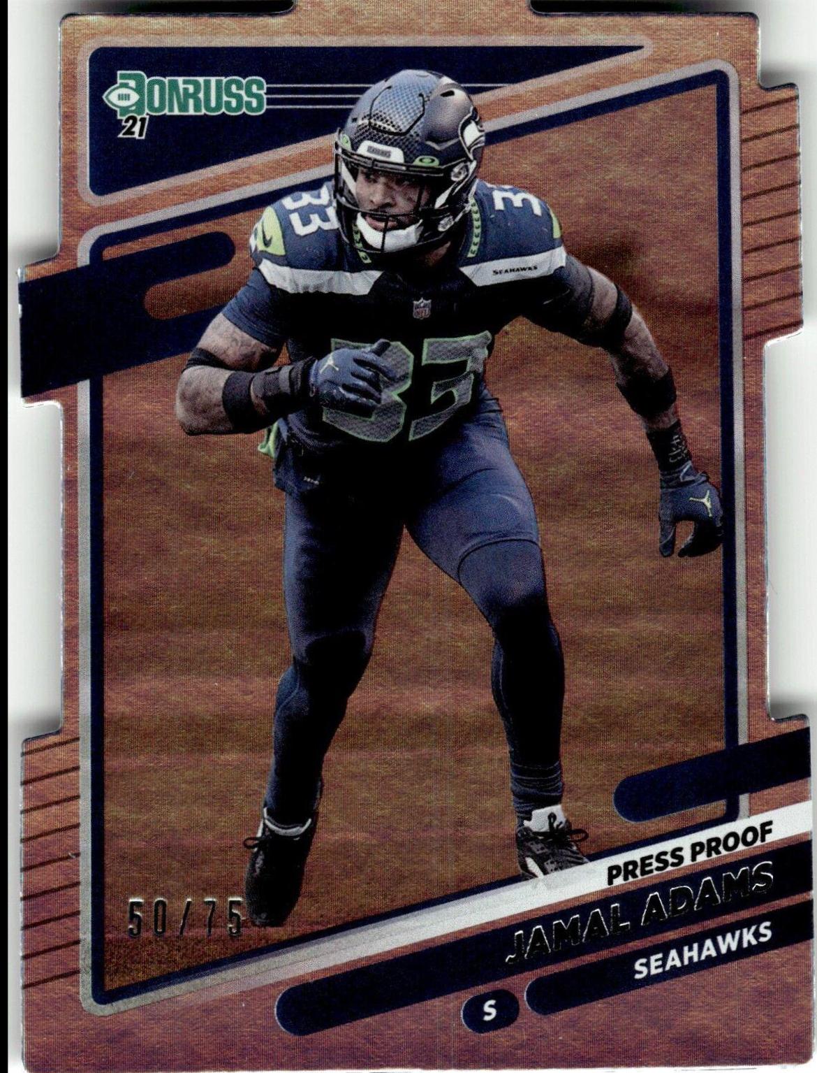 Jamal Adams [Press Proof Silver Die Cut] #34