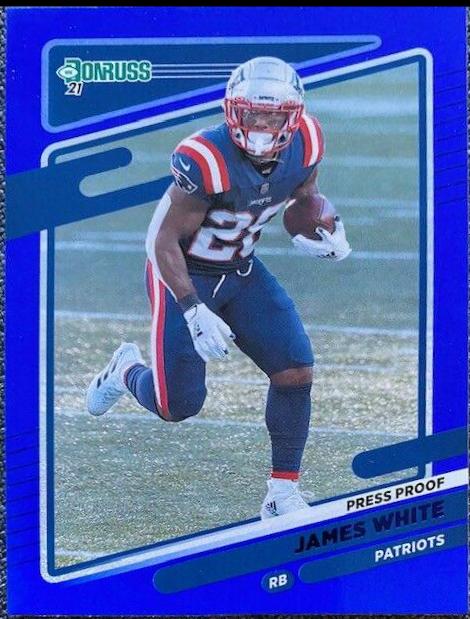 James White [Press Proof Blue] #50