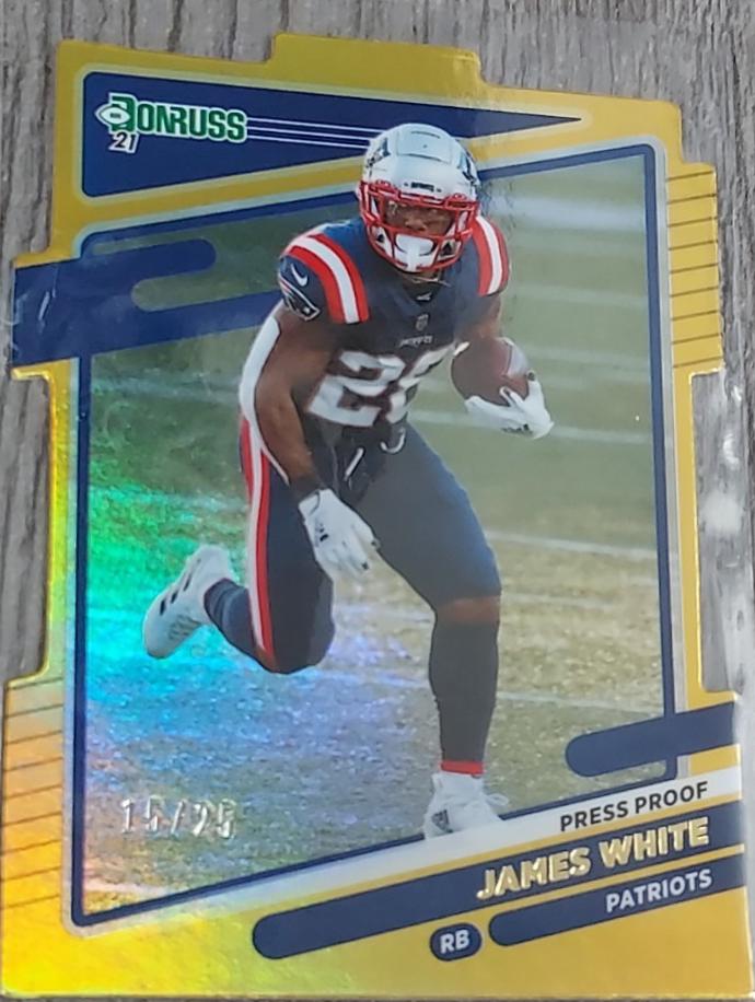 James White [Press Proof Gold Die Cut] #50