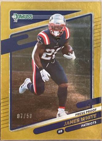 James White [Press Proof Gold] #50