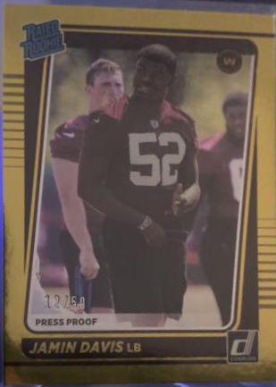 Jamin Davis [Press Proof Gold] #337